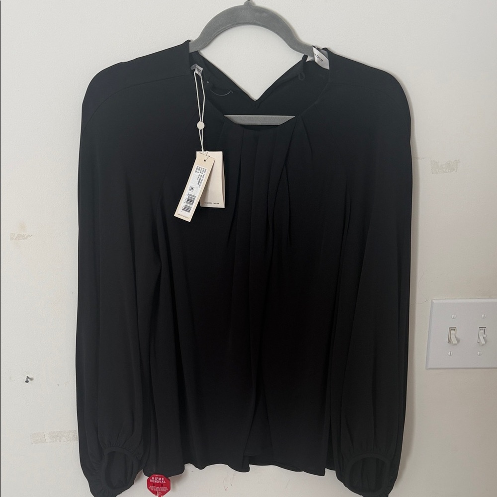 Rebecca Taylor Black Blouse